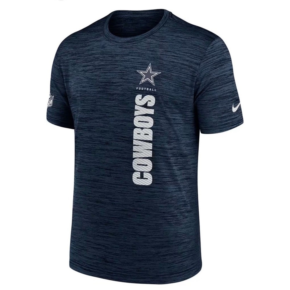 NIKE‎ DALLAS COWBOYS NAVY SIDELINE VELOCITY BOYS SHORT SLEEVE T SHIRT NWT S-8